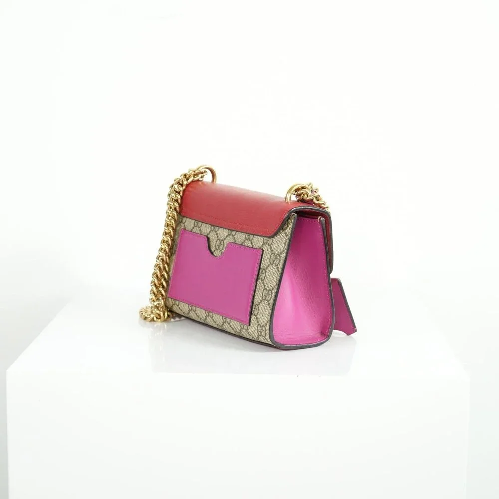 Gucci Small Padlock GG Supreme Canvas Shoulder Bag - Picture 6 of 11